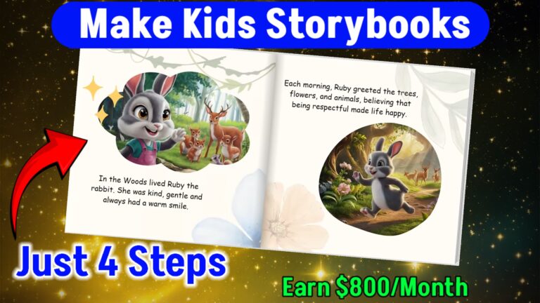 4 Easy Steps to Create an Interactive Story Book By AI featured image