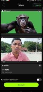 Upload Your Monkey Character Photo for monkey vlog tool