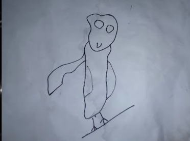 owl pen sketch