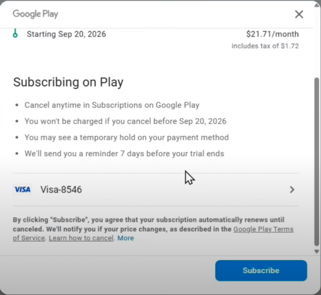 Google veo3 subscribe image