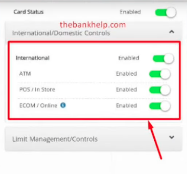 international transaction enable image