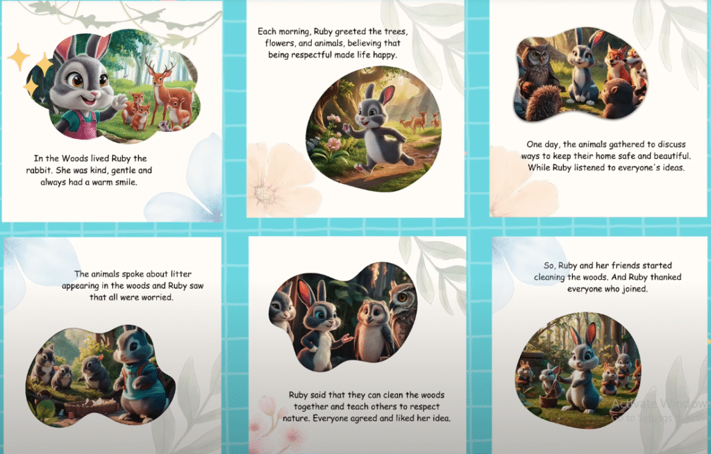 kids storybook generated by ai
