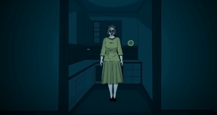 2D horror cartoon caracter image