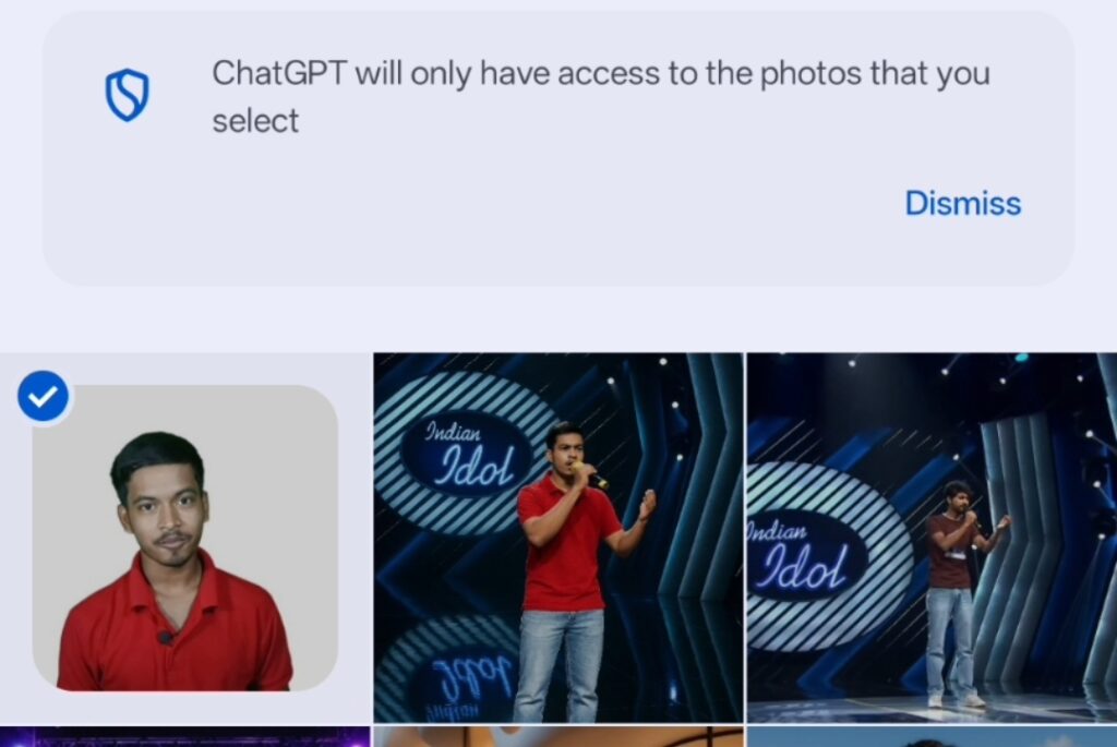 Use Your Face + Indian Idol Background