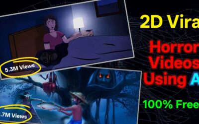 how to Create Horror 2D Animated Stories using AI