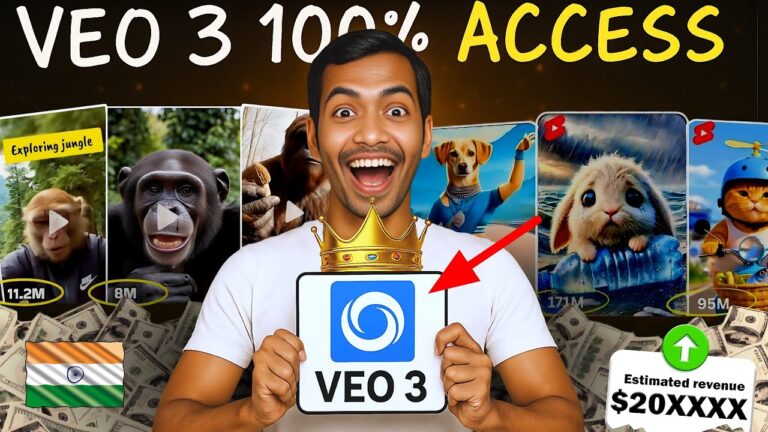 VEO 3 โ Full Access in India in Just 5 Minutes!
