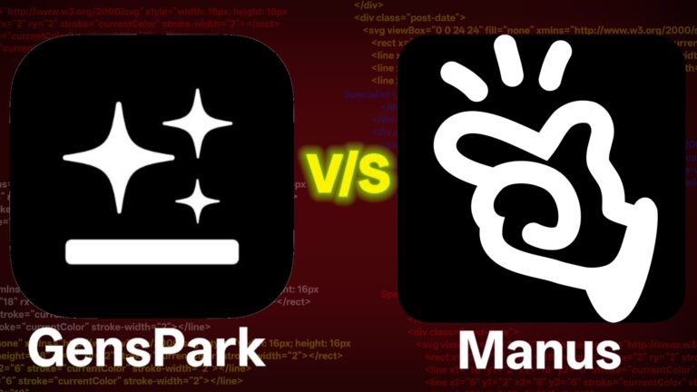 Genspark vs Manus | Ultimate Side-by-Side Battle of AI Agent featured image