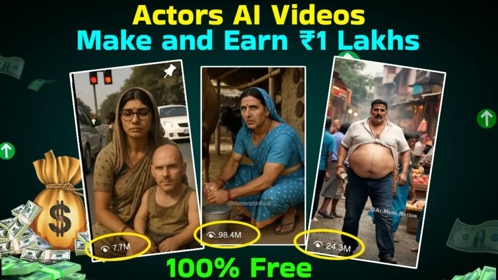 How to Make Instagram Viral Actors AI Videos | Free