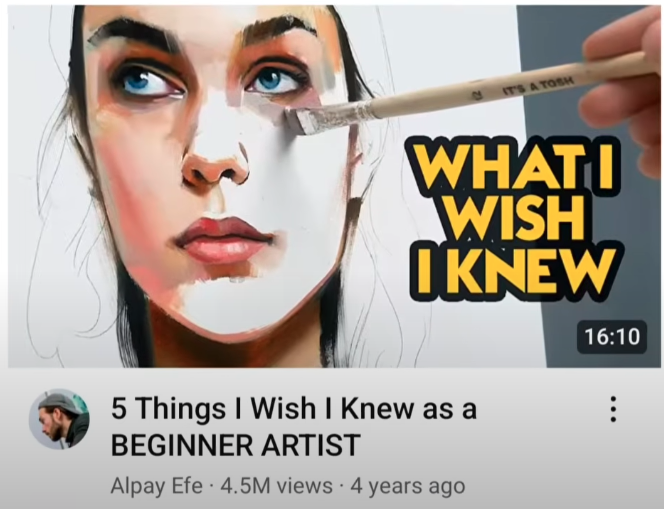 5 Things I Wish I Knew As A Beginner Artist