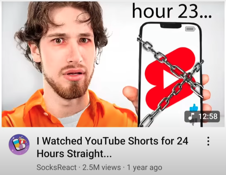 I Watched YouTube Shorts for 24 Hours
