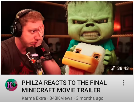 React to movie trailers