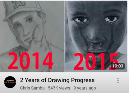 2 Years of Drawing Progress