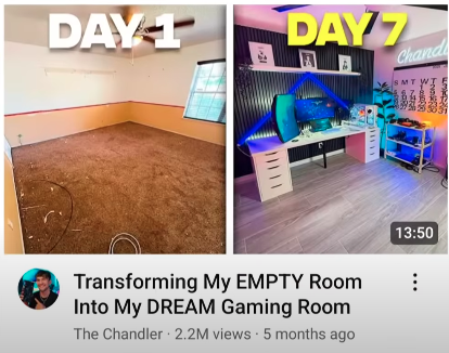 Transforming My Empty Room Into My Dream Gaming Room