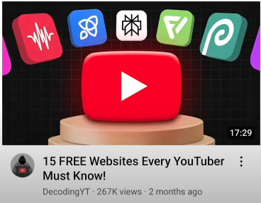 15 Free Websites Every YouTuber Must Know