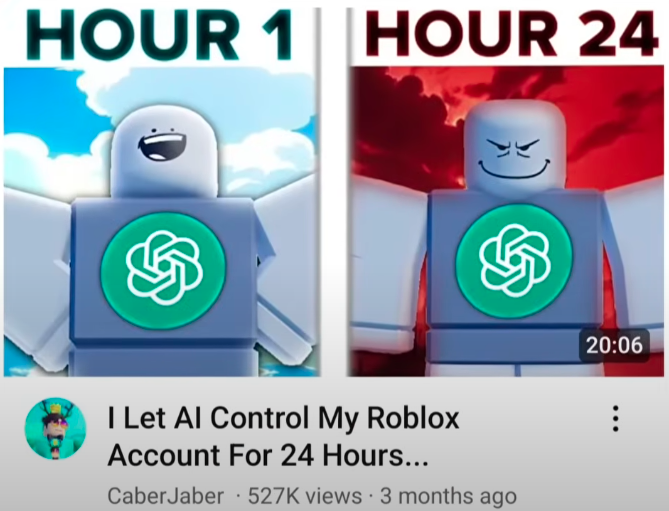 I Let AI Control My Roblox Account