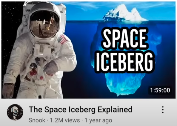 The space Iceberg Explaind
