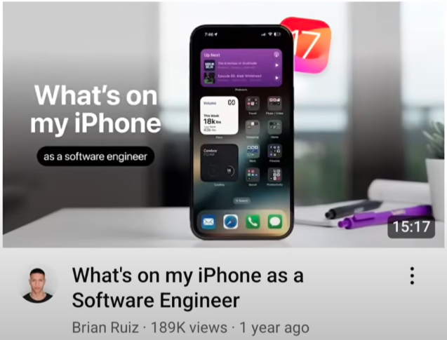 What’s On My iPhone As A Software Engineer