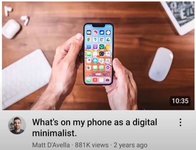 What’s On My Phone: Digital Minimalist