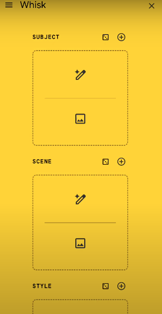 Whisk dashboard