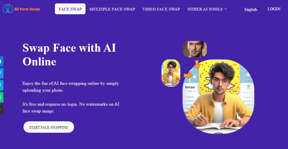 AI Face swapper