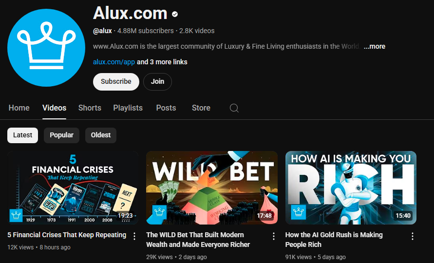 alux.com youtube channel