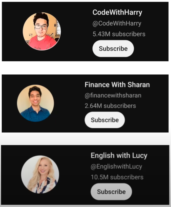 Altered Personal brand youtube channels names