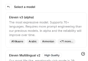 ElevenLabs Text-to-Speech Selecting the Best Voice and Version