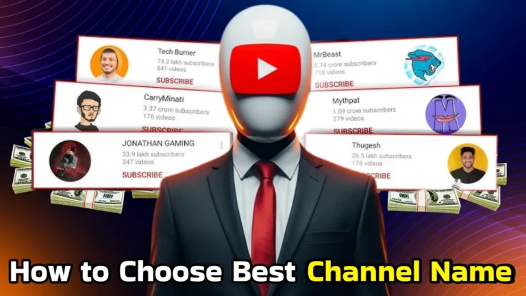 How to Choose the Best YouTube Channel Name | Guide For Creators featured image
