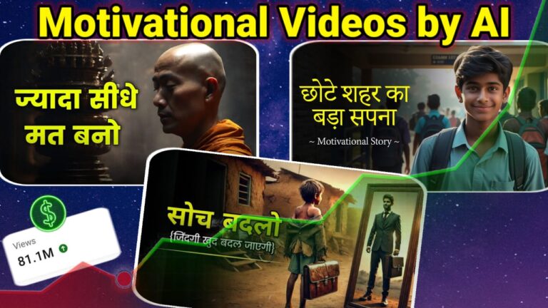 How to Create motivational videos by AI | YouTube Automation Using AI featured image
