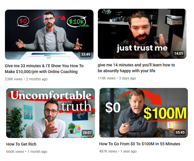 Quick Thumbnail Style Ideas for Different Niches