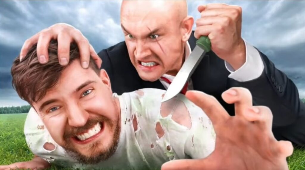 Screenshot of a Mr. Beast YouTube Thumbnail