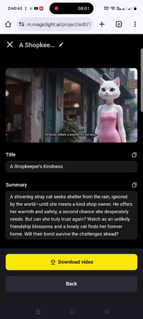 MagicLight AI – Shorts & Storytelling video