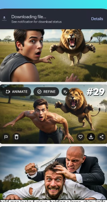 3-4 different AI-generated thumbnail style variations for the same video