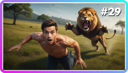 3-4 different AI-generated thumbnail style variations for the same video