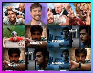 Screenshot of a Mr. Beast thumbnail saved for reference