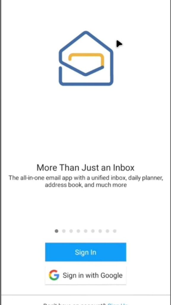in Zoho Tap Sign Up